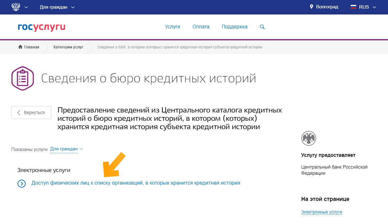 Контроль ссудной задолженности на сайте гос-4 сервиса